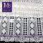 New Design Rayon Polyester Fabric Wholesale, White Polyester With Hollow Design Fabric