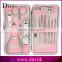 High quality wholesale 12pcs stainless steel manicure set for nail pedicure