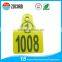Alien H3 passive barcode rfid animal cow ear tag