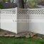PVC Lattice Privacy Fence/Hot-Selling Villa Fence