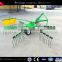 Farm tractor pto driven 3 point hitch hay tedder with CE approved