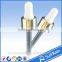 Hot wholesale new fashion white and black rubber dropper shiny gold