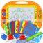 Fun tablet color magnetic drawing board 1-3 years old baby early childhood1-3 years old baby early childhood