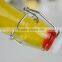 Glass Swing Top Spices square round Bottle(HLTH-L020)