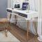New design elegant computer desk,wooden legs modern study room furniture