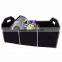 Collapsible trunk organizer removable car cooler bag