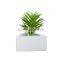 Triangle shape plain concrete interior waterproof bare concrete flower pot