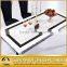 Modern Simple Marble Top Metal Dining Room Table