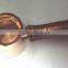 Copper turkish coffee pot with wood handles,