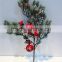 dry tree branch LGH15-15 red fruit pinecone tree branch party festival ornament