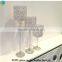 Clear Glass long stemmed hurricane Candle Holder for wedding