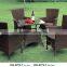 Rattan outdoor furniture restaurant garden coffee dining table set