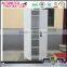 5 tiers design white comic book storage cabinet