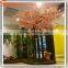 Factory price artificial pink cherry tree in wedding park plastic silk cherry plant artificial cherry
