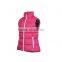2016 New Design Rose Red Down Vest LOGO Made