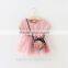 The new children summer fancy splicing dress summer princess dresses for 0 - 3 years old baby girl