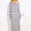 latest design straight dress styles off shoulder women maxi dress long sleeve
