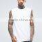 2017 High Quality New Design Custom White Color Gym Wear Comfortable 100% Cotton Fashion Men's Sport Tank Tops