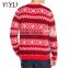 2016 latest Designs men's red jacquard christmas jumper,Ugly Christmas Sweater