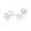 925 Sterling Silver Earring Findings Ear Studs Round Bright Sparkly Silver 16mm x 4mm