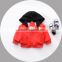 B40958A Autumn and winter kids clothes boys smile face hooded coat