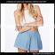 Sweet lovely ladies shorts plain summer shorts cheap wholesale clothing