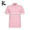 Men plain polo t shirt with 65%cotton 35%polyester