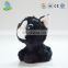 Very cute big eyes plush black cat toys Suppliers and Manufacturers