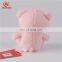 Wholesale 12cm mini plush pink teddy bear key chain