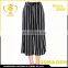 2016 Factory newest fashion designs fat women stripe pants