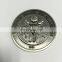 Zinc alloy casting coin antique silver custom coin with logo of football league