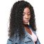 Machine Weft Natural Real  Natural Curl Curly Human Hair Wigs