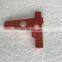Customized service top quality red anodized 3 axis cnc milling aluminum parts