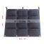 Black Felt planters bags vertical garden with waterproof backing