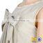 Girl Summer Linen And Cotton Dress Fashion Kids Sleeveless Dress