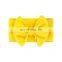 Boutique Soild Cute Baby Girl Bows For Newborn High Quality Soft Infant Accessaries