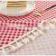 Luxury 108 round table clothes fancy tablecloth table clothes wedding with tassel
