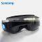 comfortable eye temple vibration massager with heat