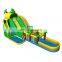 Giant Inflatable Tropical Jungle Water Slide Kids Adults Commercial Jungle Water Slides With Pool