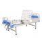 Factory Price Movable 2 Cranks Manual Folding Hospital Bed,Patient Bed,Medical Bed