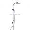 SH-3737 Bathroom Square 8 Inch Plastic Chromed Oxygenic Rain Showerheads