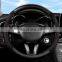sports style carbon fiber steering wheel cover for Hyundai