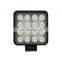 Mini 16LED 27W 48W LED Work Light Bar Square Spotlight 12V 24V Offroad LED Light Bar For Truck Offroad 4X4 4WD Car SUV ATV