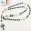 Rosary wood prayer beads rosary - CATHOLIC Rosary Crucifix Necklace