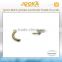 Classic gold plated crown long hose single hole cold water kitchen tap