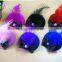 2016 suede fancy mini feather hats for pet