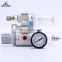 Best Selling Pneumatic Air Combination Lubricator Two Unit Pressure Drain FRL Unit Air Filter Regulator With Gauge