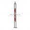 A129 Indoor Cheap Black Pipe Post Balustrade Design Stainless Steel Railing Tube Fitting
