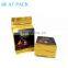 Custom Printed Flat Bottom 12 Oz/18 oz Aluminum Foil Coffee Packaging Bag