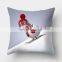 New Model 45x45 Case Luxury Custom Made Cushion White Decorative Custom Christmas Cover Pillow